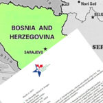 The letter regarding new and alarming incidents in Bosnia and Herzegovina
