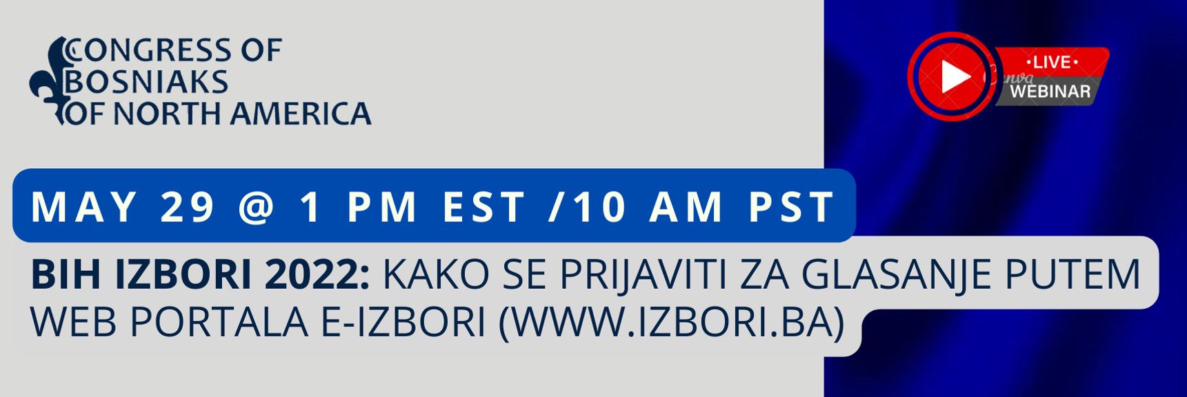 BiH Izbori 2022: Kako se prijaviti za glasanje putem web portala e-izbori